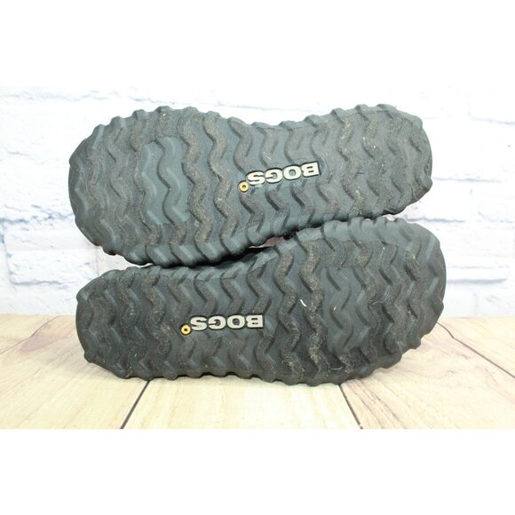 Bogs Women's Black Nylon Waterproof Insulated Cushioned Puffy Mid Boots Size 7 - Picture 9 of 9